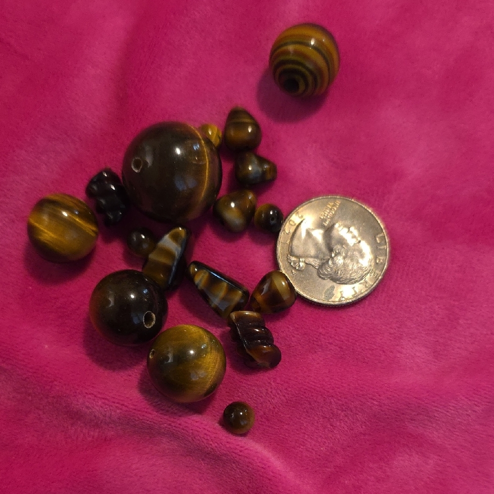 Brown and Black Bead Set